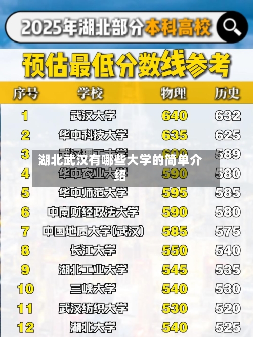 湖北武汉有哪些大学的简单介绍-第2张图片