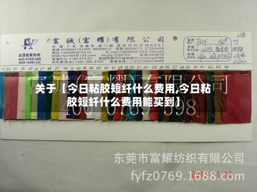 关于【今日粘胶短纤什么费用,今日粘胶短纤什么费用能买到】