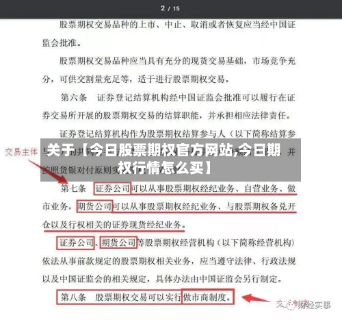 关于【今日股票期权官方网站,今日期权行情怎么买】-第2张图片