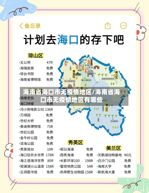 海南省海口市无疫情地区/海南省海口市无疫情地区有哪些