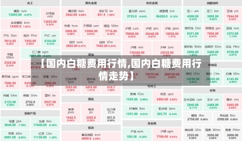 【国内白糖费用行情,国内白糖费用行情走势】-第3张图片
