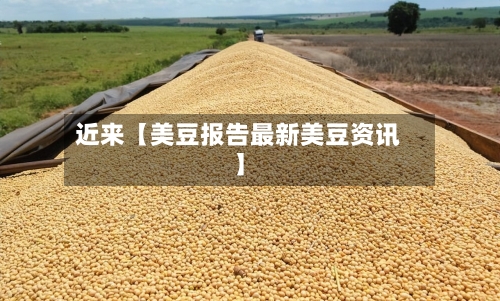 近来【美豆报告最新美豆资讯】
