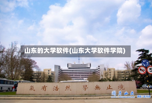 山东的大学软件(山东大学软件学院)