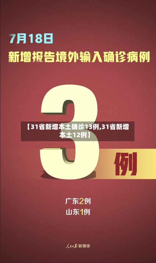 【31省新增本土确诊13例,31省新增本土12例】