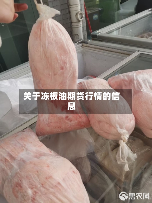 关于冻板油期货行情的信息