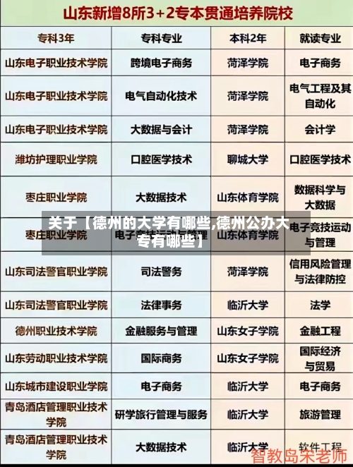 关于【德州的大学有哪些,德州公办大专有哪些】-第2张图片