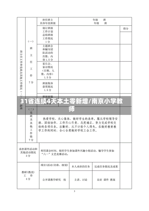31省连续4天本土零新增/南京小学教师-第2张图片