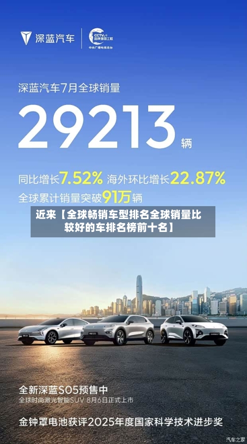 近来【全球畅销车型排名全球销量比较好的车排名榜前十名】