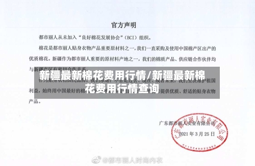新疆最新棉花费用行情/新疆最新棉花费用行情查询