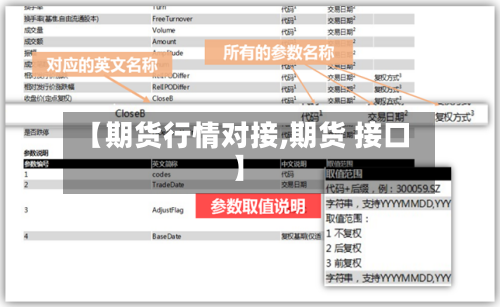 【期货行情对接,期货 接口】