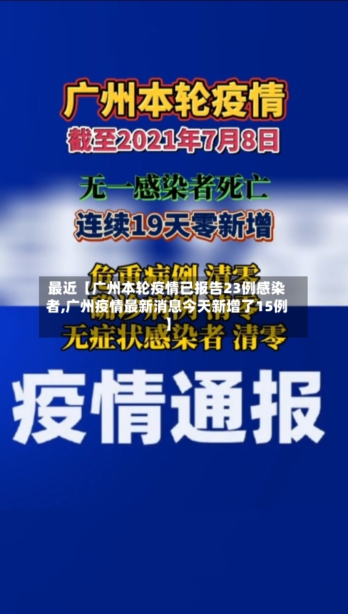 最近【广州本轮疫情已报告23例感染者,广州疫情最新消息今天新增了15例】-第2张图片