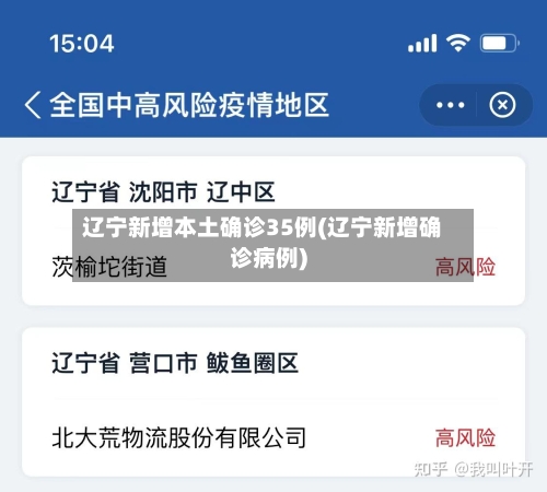 辽宁新增本土确诊35例(辽宁新增确诊病例)-第3张图片
