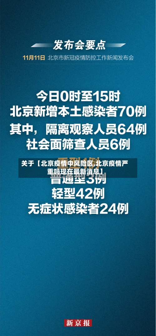 关于【北京疫情中风险区,北京疫情严重吗现在最新消息】
