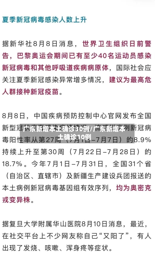 广东新增本土确诊30例/广东新增本土确诊10例-第3张图片