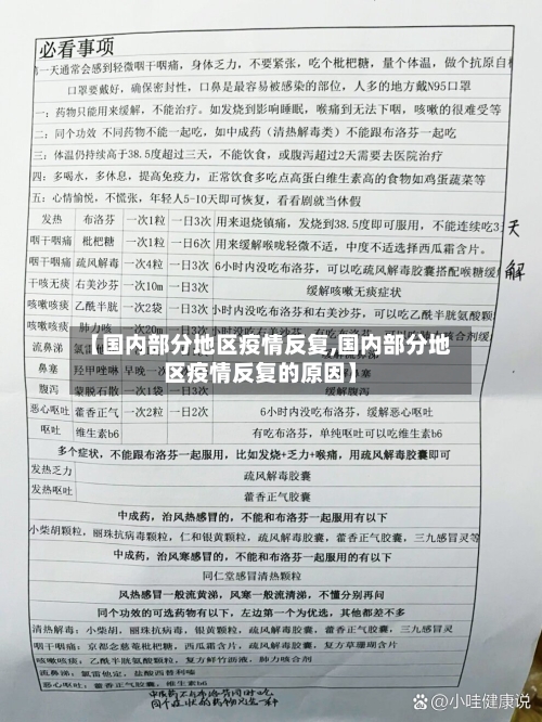 【国内部分地区疫情反复,国内部分地区疫情反复的原因】-第2张图片