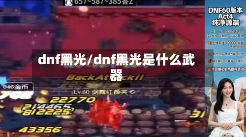 dnf黑光/dnf黑光是什么武器