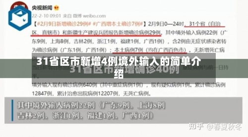 31省区市新增4例境外输入的简单介绍