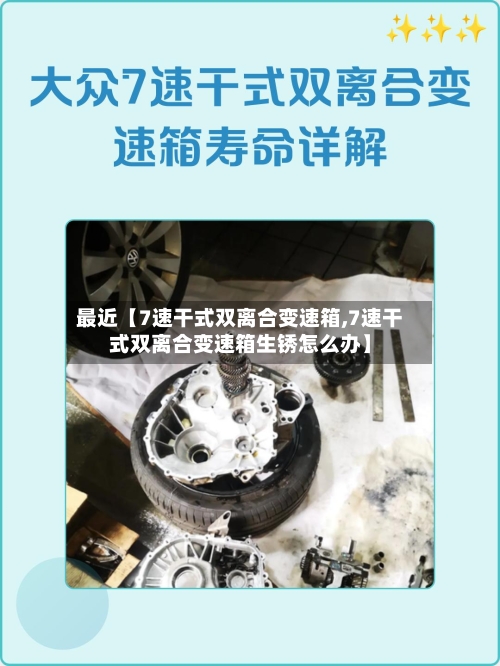 最近【7速干式双离合变速箱,7速干式双离合变速箱生锈怎么办】