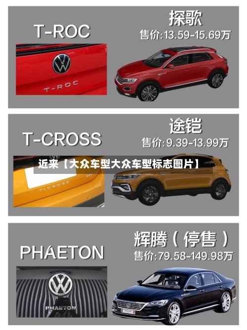近来【大众车型大众车型标志图片】