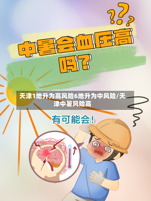 天津1地升为高风险6地升为中风险/天津中暑风险高-第3张图片