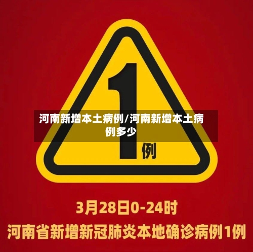 河南新增本土病例/河南新增本土病例多少-第2张图片